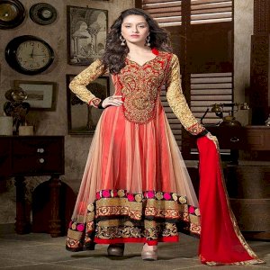 Embroidered salwar kameez-dr136
