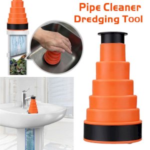 Bath Kitchen Sink Power Dredging Tool Sewer Pipe Cleaner Dredger Suction Cup