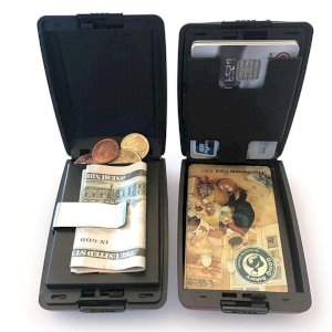 Stainless Steel Cards Holder Waterproof Men Women