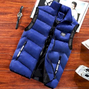 Casual Vest Men Autumn Winter Jackets Thick Vests Man Sleeveless Coats Male Warm Cotton Padded Waistcoat