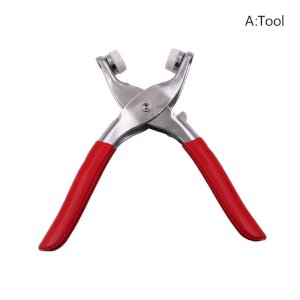 100pcs/set Metal Snaps Buttons With Fastener Pliers Press Tool Kit Perfect For Diy Crafts Clothes Hats And Sewing
